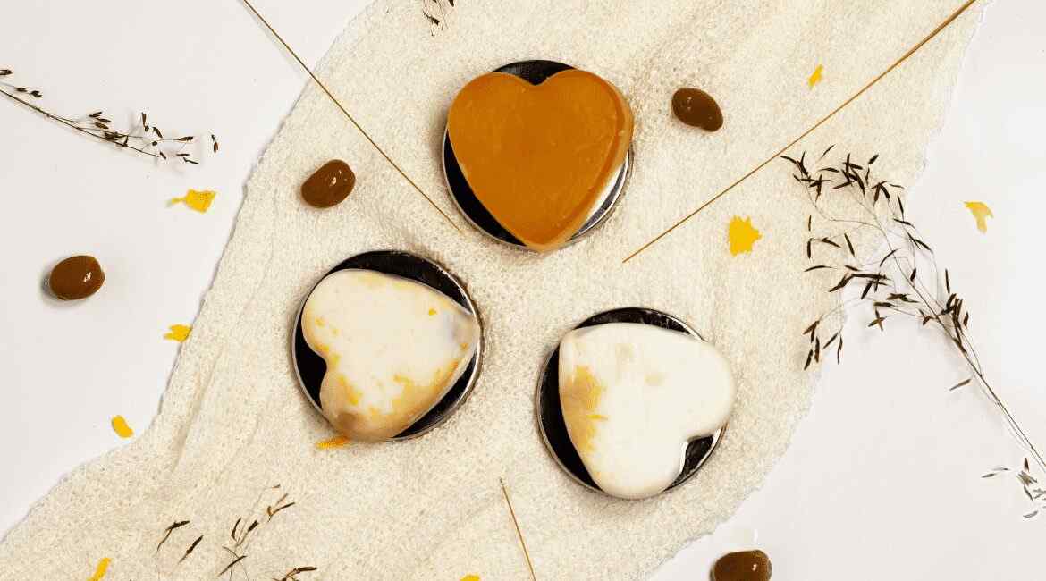 Heart Shape Organic Shea Butter Based Soap